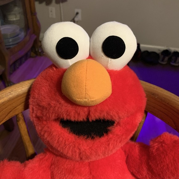 Vintage Tickle Me Elmo Talking Plush Doll 15" 1997 - Picture 2 of 3
